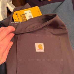 New Women’s gray Carhartt fitted pants